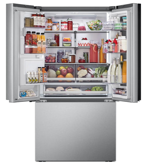 LG 36" 31 Cu. Ft. French-Door Standard-Depth MAX™ Refrigerator - Smudge Proof Stainless Steel - LRYKS3106S