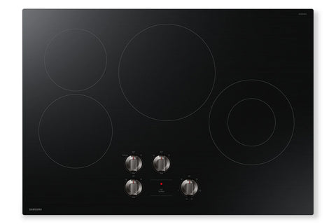 Samsung 30" 4-Element Electric Cooktop with Knob Controls - Black - NZ30FG5332RKAA