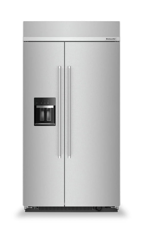 KitchenAid 42" 25 Cu. Ft. Side-by-Side Refrigerator - Stainless Steel - KBSD702MSS