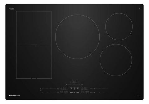 KitchenAid 30" 5-Element Induction Cooktop - Black - KCIT730SBL