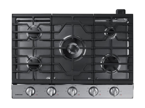 Samsung 30" 5-Burner Smart Gas Cooktop - Stainless Steel - NA30N6555TS/AA
