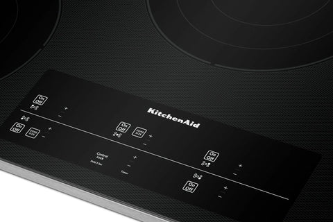 KitchenAid 36" 5-Element Electric Cooktop - Stainless Steel - KCES956KSS