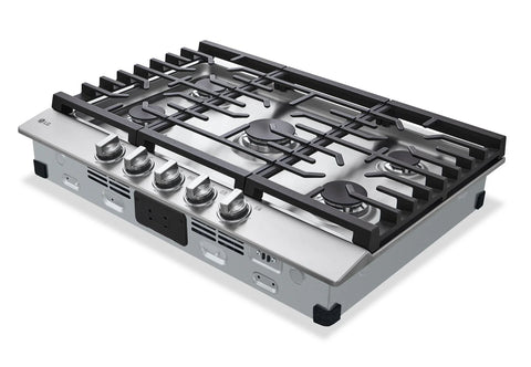 LG 30" 5-Element Gas Cooktop - Smudge Proof Stainless Steel - CBGJ3023S