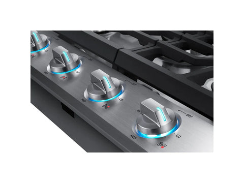 Samsung 30" 5-Burner Smart Gas Cooktop - Stainless Steel - NA30N6555TS/AA