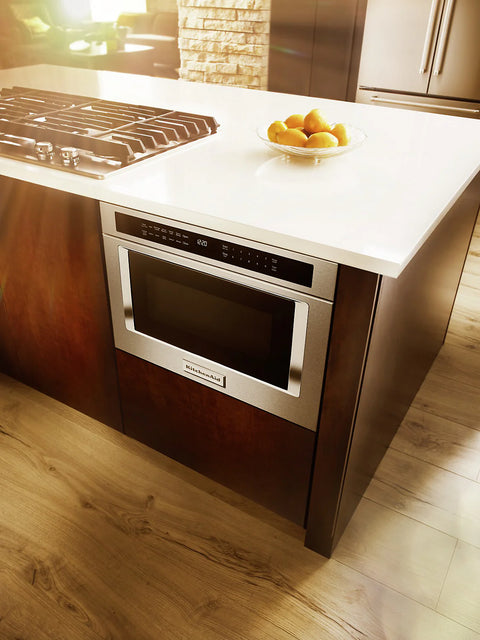 KitchenAid 1.2 Cu. Ft. Built-In Microwave with 950 Watts Cooking - Stainless Steel - KMBD104GSS