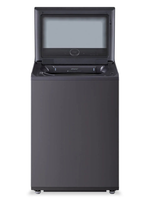 LG 6.3 Cu. Ft. Smart Top-Load High-Efficiency Washer - Black Steel - WT8600CB