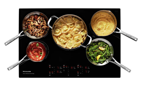 KitchenAid 30" 5-Element Induction Cooktop - Black - KCIG550JBL
