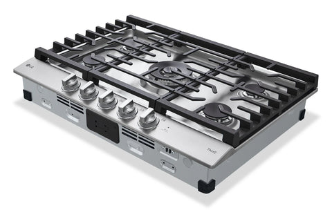 LG 30" 5-Element Gas Cooktop - Smudge Proof Stainless Steel - CBGJ3027S