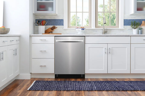 Frigidaire 24" 49 dBA Top-Control Dishwasher with Third Rack - Stainless Steel - FDSH4502BF