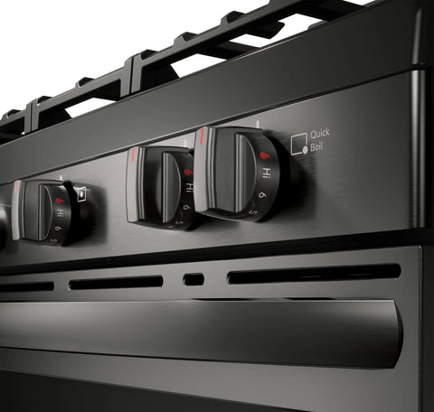 Frigidaire 5.1 Cu. Ft. Gas Range With Air Fry and Convection Bake - Black Stainless Steel - FCRG3083…