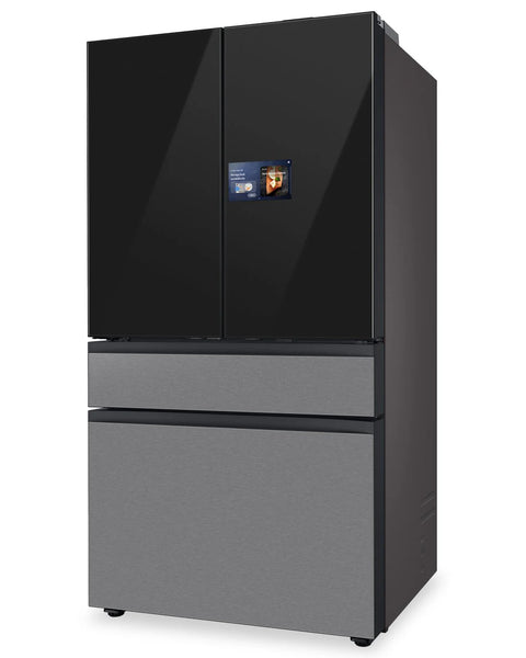 Samsung 36" 23 Cu. Ft. Bespoke Counter-Depth French-Door Refrigerator with AI Home Screen - RF90F29BECRAA