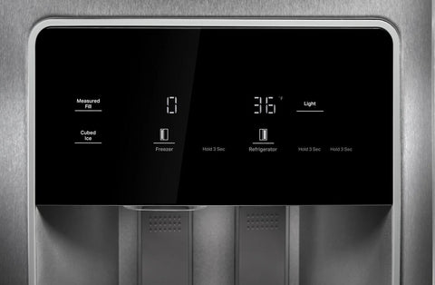 Whirlpool 36" 28.7 Cu. Ft. Side-by-Side Refrigerator – Fingerprint-Resistant Stainless - WRSF6536RZ