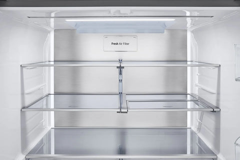 LG 36" 31 Cu. Ft. French-Door Standard-Depth MAX™ Refrigerator - Smudge Proof Stainless Steel - LRYKS3106S