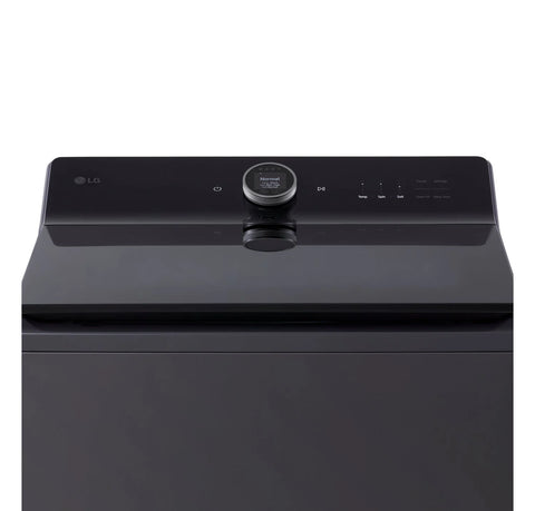 LG 6.3 Cu. Ft. Smart Top-Load High-Efficiency Washer - Black Steel - WT8600CB