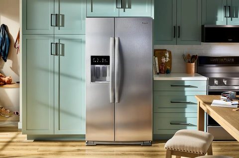 Whirlpool 36" 28.7 Cu. Ft. Side-by-Side Refrigerator – Fingerprint-Resistant Stainless - WRSF6536RZ