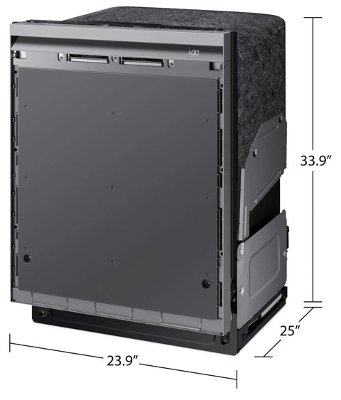Samsung 24" 42 dBA Built-In Top-Control Dishwasher with 3rd Rack - DW80B7070AP/AC