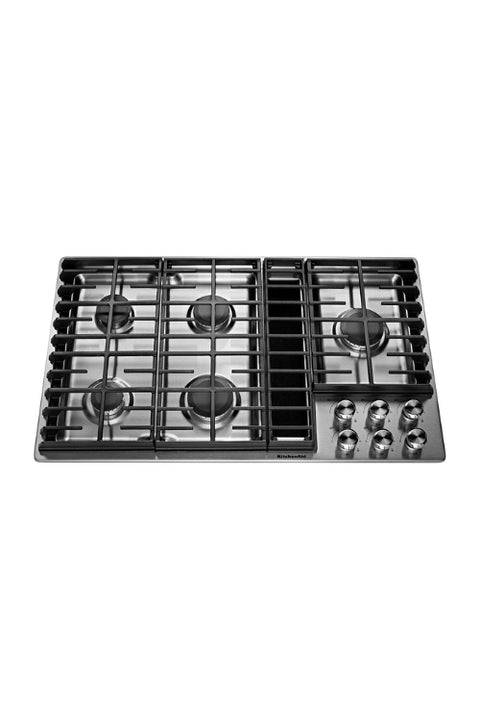 KitchenAid 36" 5-Element Gas Cooktop - Stainless Steel - KCGD506GSS
