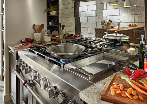 KitchenAid 6.3 Cu. Ft. Smart Dual Fuel Range with Self-Clean and Griddle - Stainless Steel - KFDC558JSS